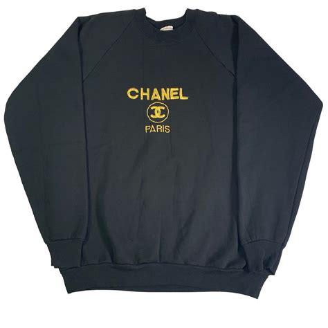 chanel vintage crewneck|pre owned chanel vest.